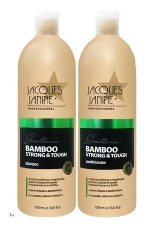 Jacques Janine Kit Bamboo Strong & Touch Sh   Cond 1000ml - Jacques Janine