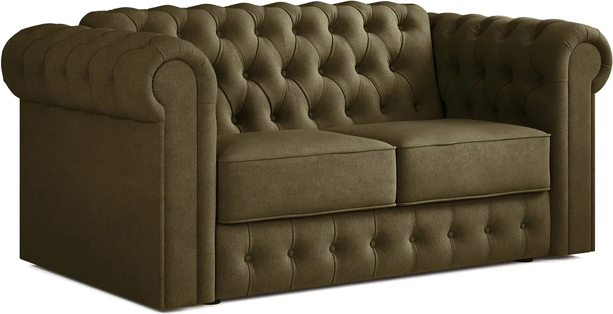 Jay-Be Chesterfield 2 Seater Sofa Bed with Deep e-Sprung™ Mattress