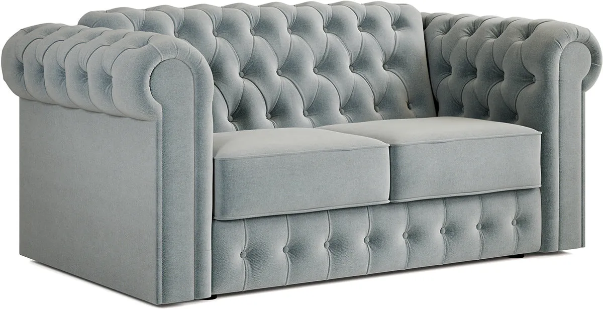 Jay-Be Chesterfield 2 Seater Sofa Bed with Deep e-Sprung™ Mattress