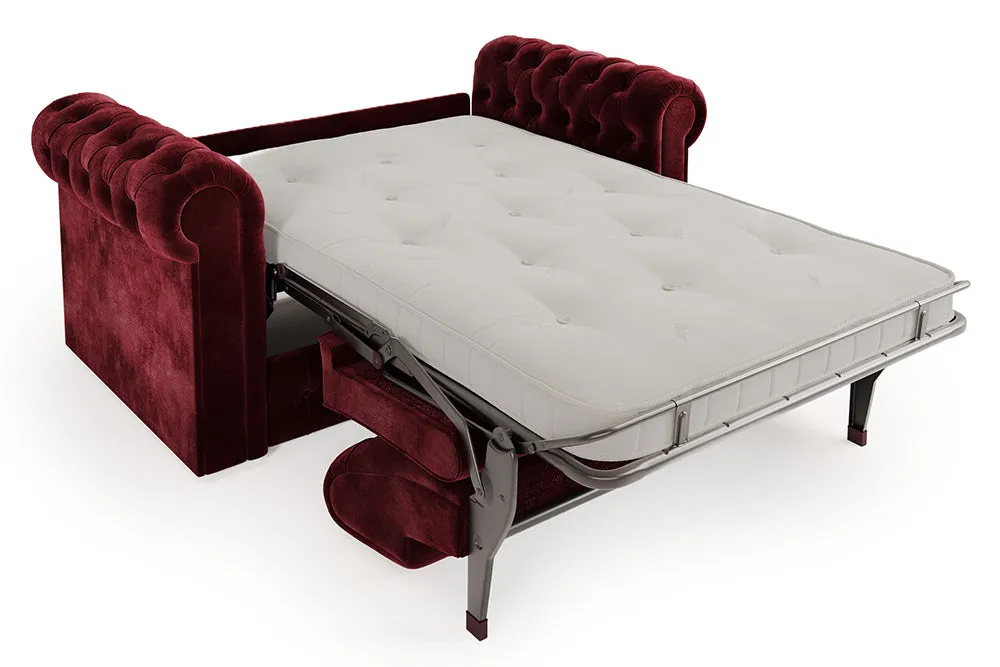 Jay-Be Chesterfield 2 Seater Sofa Bed with Deep e-Sprung™ Mattress