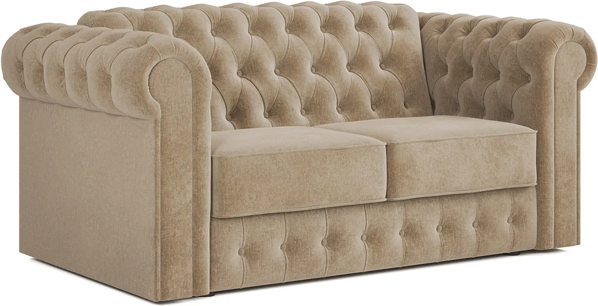 Jay-Be Chesterfield 2 Seater Sofa Bed with Deep e-Sprung™ Mattress