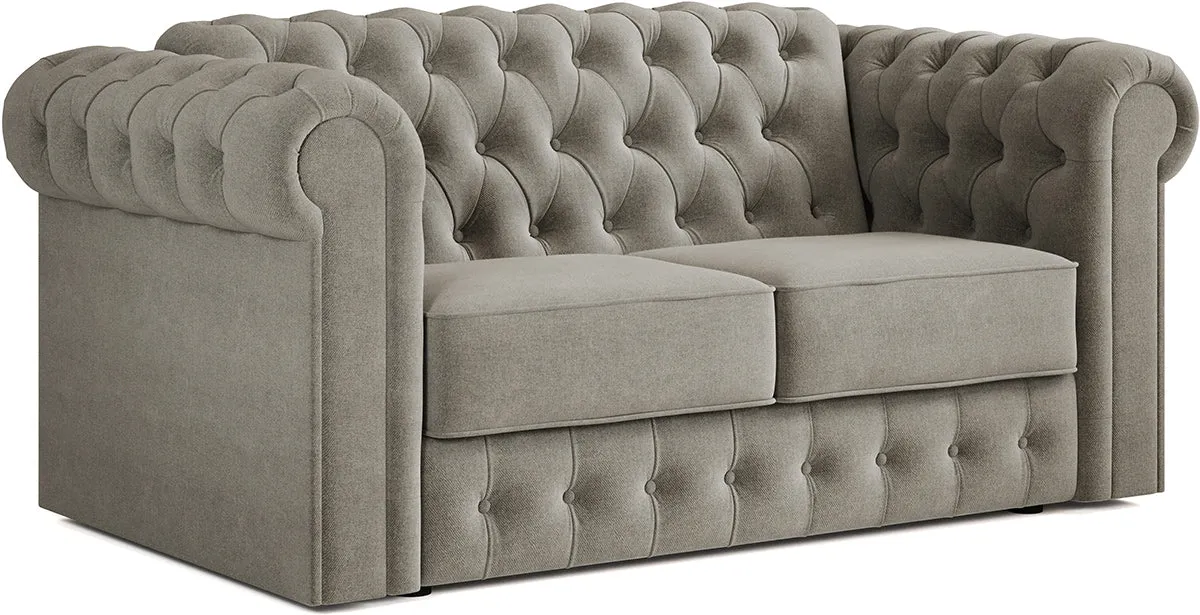 Jay-Be Chesterfield 2 Seater Sofa Bed with Deep e-Sprung™ Mattress