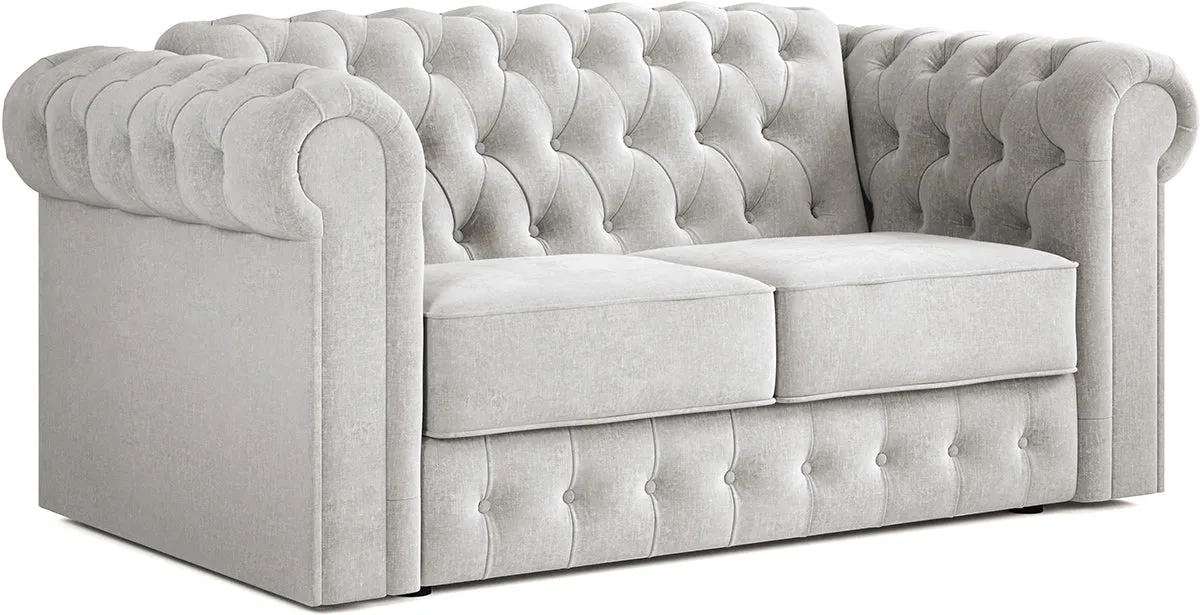 Jay-Be Chesterfield 2 Seater Sofa Bed with Deep e-Sprung™ Mattress