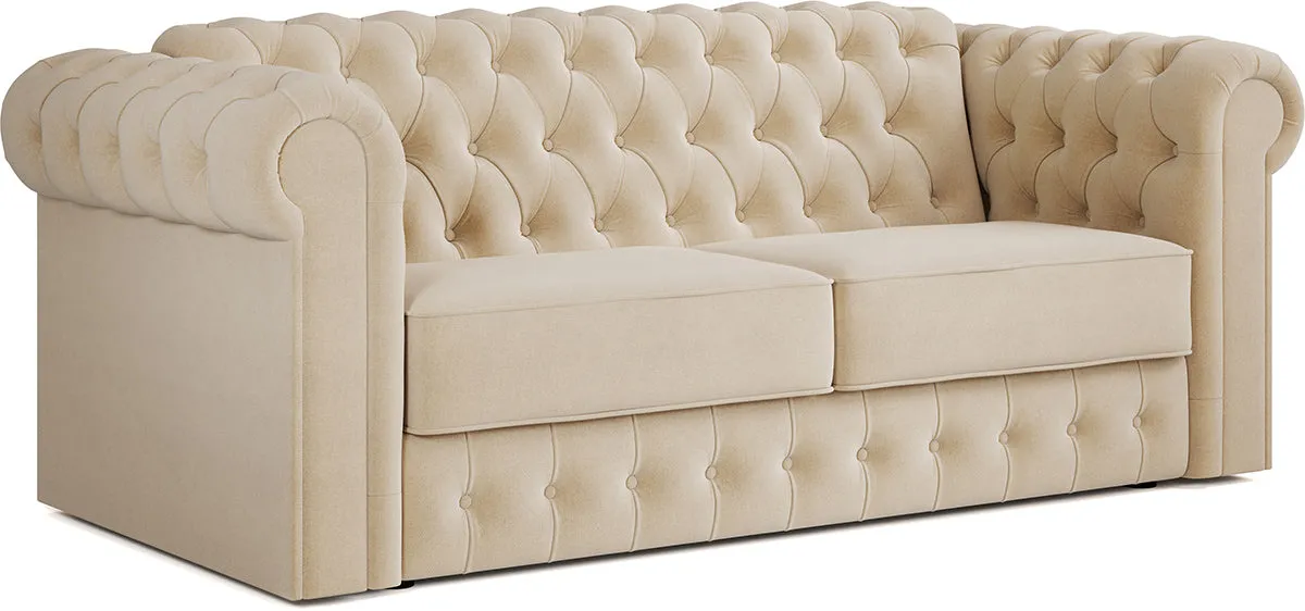 Jay-Be Chesterfield 3 Seater Sofa Bed with Deep e-Sprung™ Mattress