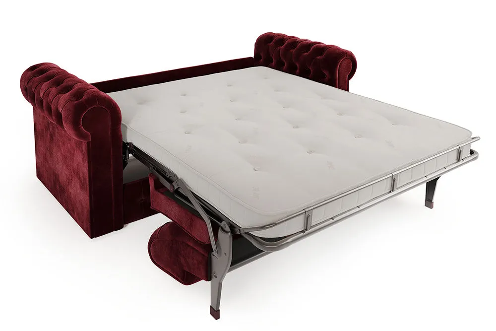 Jay-Be Chesterfield 3 Seater Sofa Bed with Deep e-Sprung™ Mattress