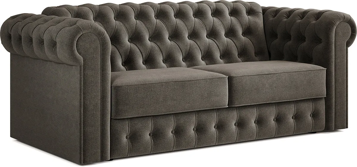 Jay-Be Chesterfield 3 Seater Sofa Bed with Deep e-Sprung™ Mattress