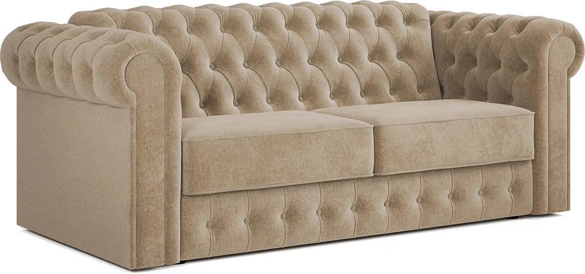 Jay-Be Chesterfield 3 Seater Sofa Bed with Deep e-Sprung™ Mattress