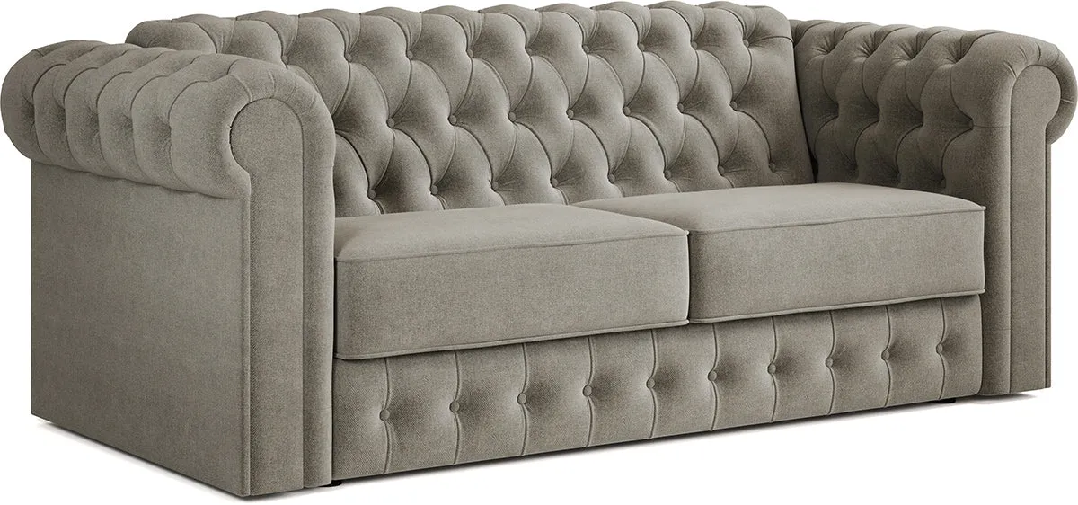 Jay-Be Chesterfield 3 Seater Sofa Bed with Deep e-Sprung™ Mattress