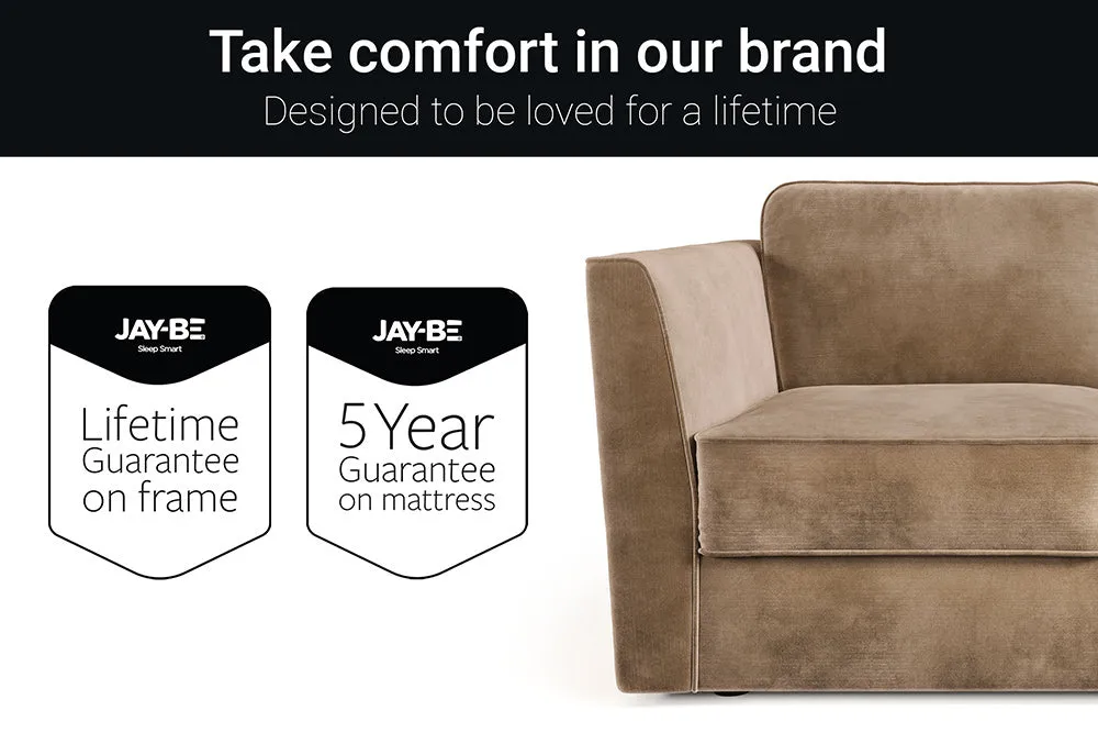 Jay-Be Elegance 2 Seater Sofa Bed with Deep e-Sprung™ Mattress