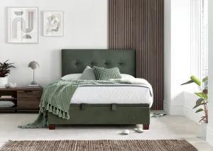 Kaydian Walkworth Winter Moss Green Ottoman Bed Frame