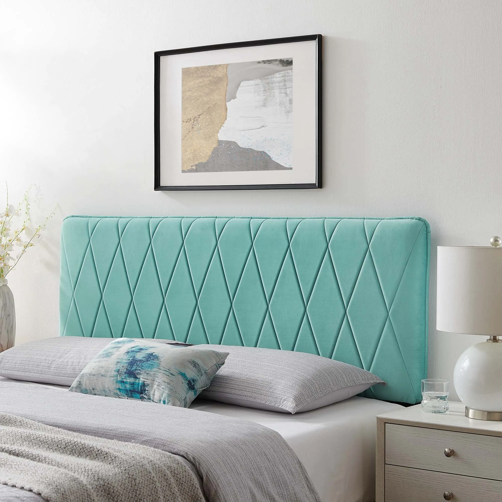 Leila Performance Velvet Headboard by Modway