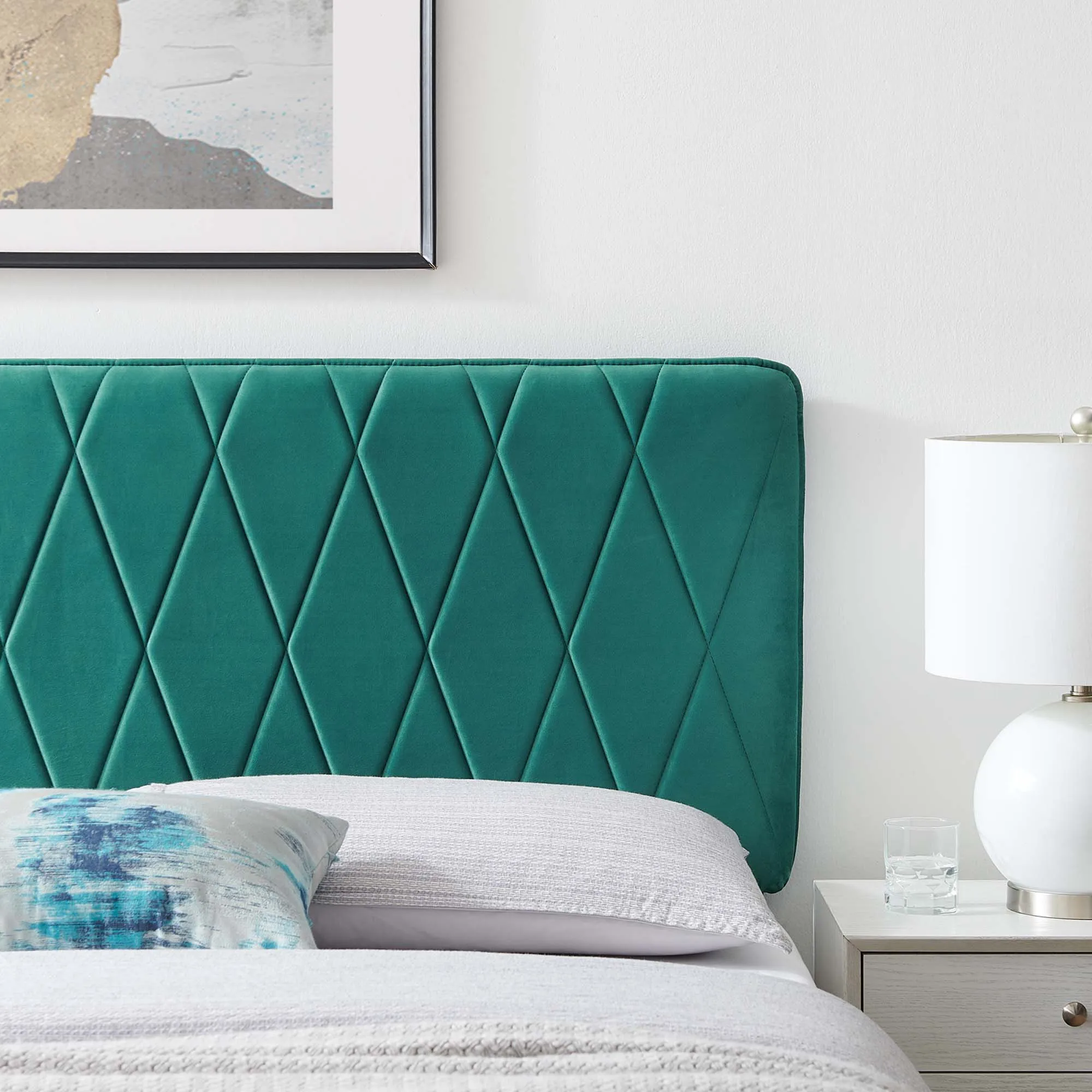 Leila Performance Velvet Headboard by Modway