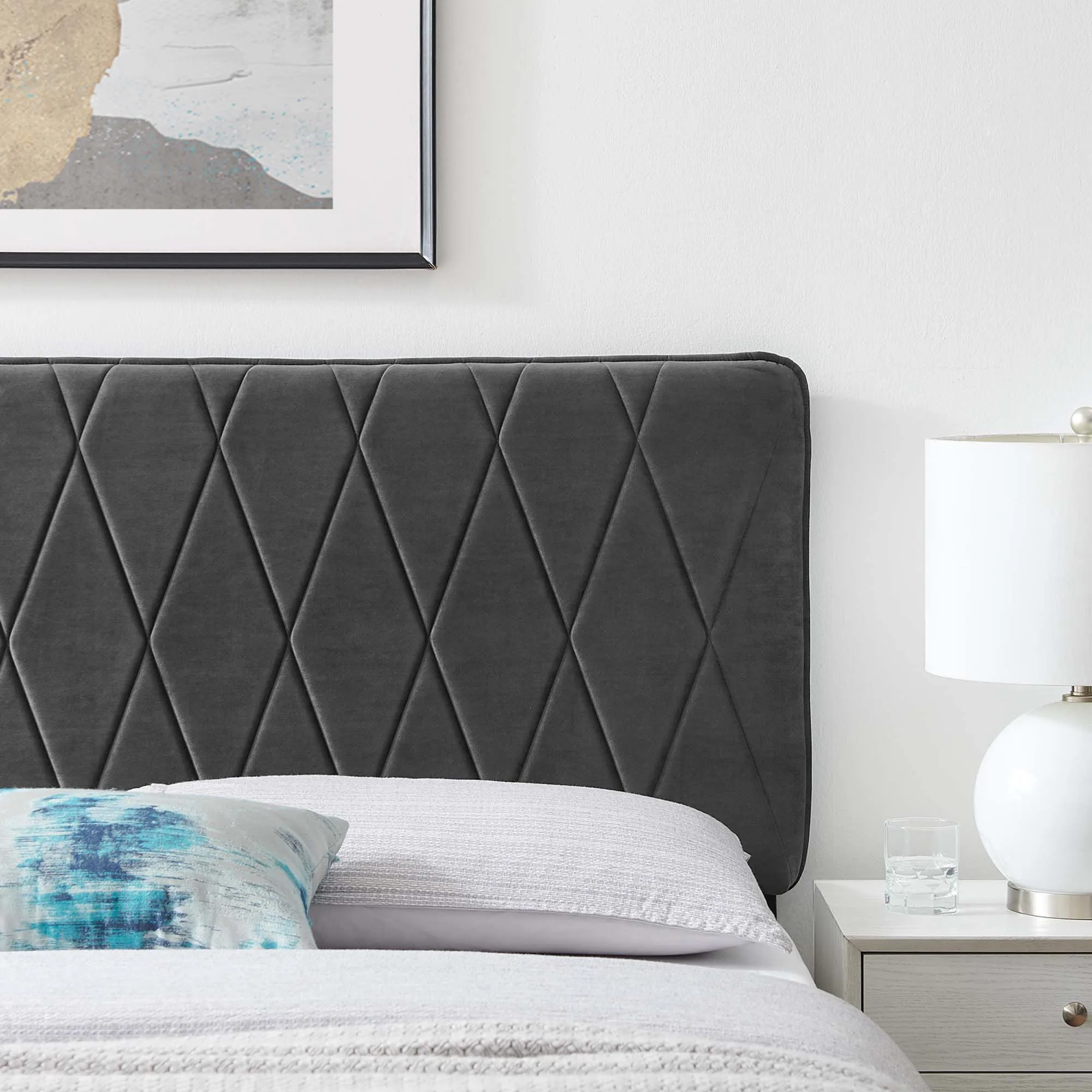 Leila Performance Velvet Headboard by Modway