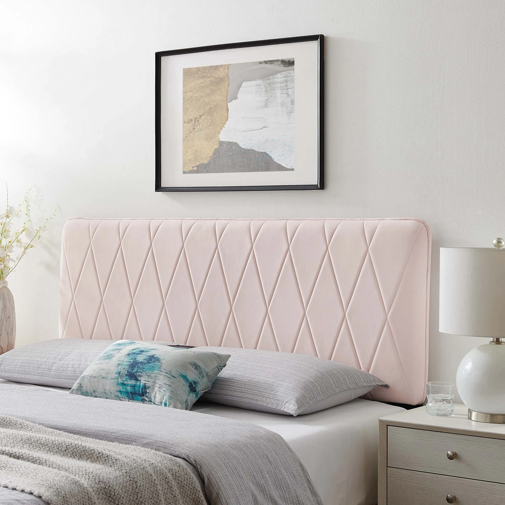 Leila Performance Velvet Headboard by Modway