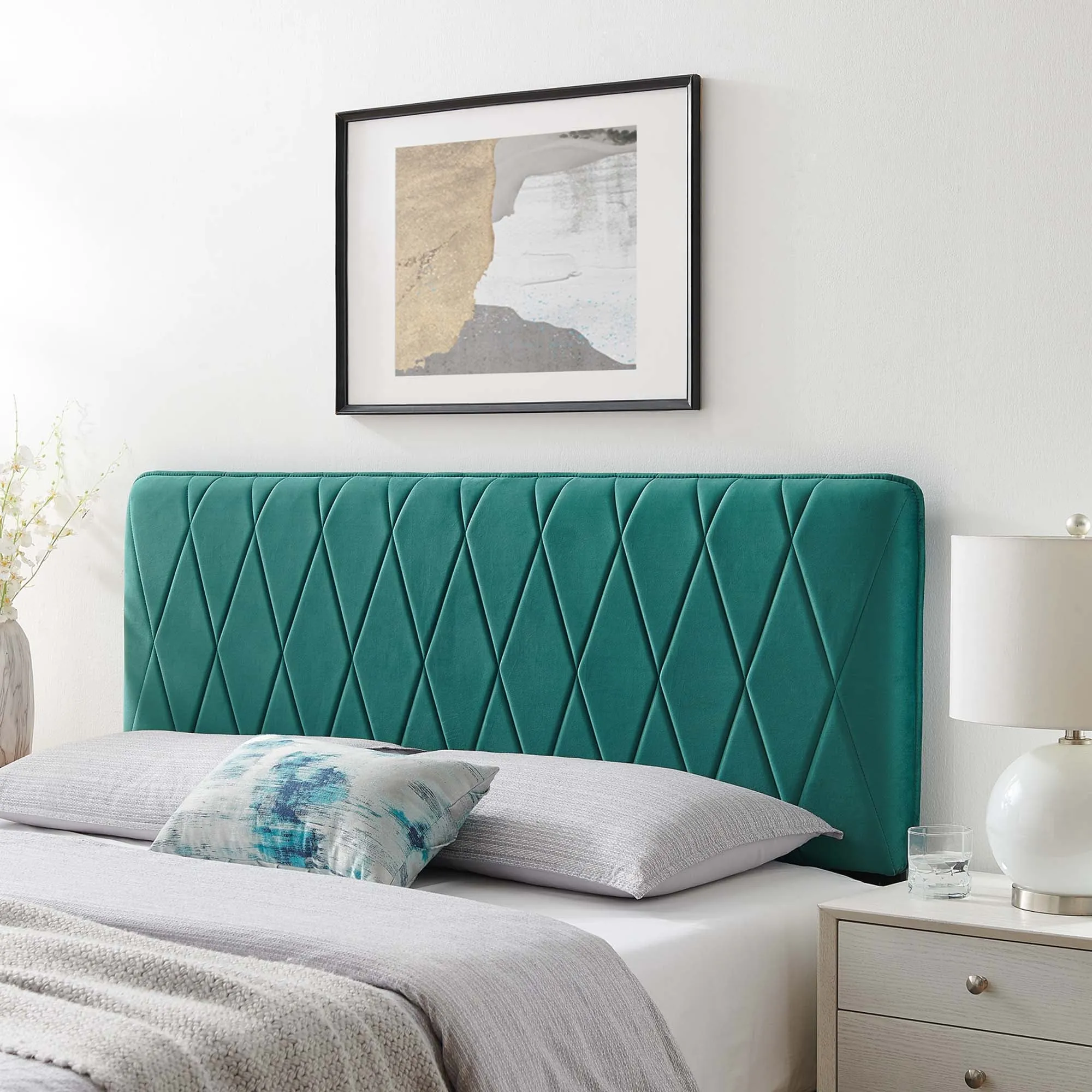 Leila Performance Velvet Headboard by Modway