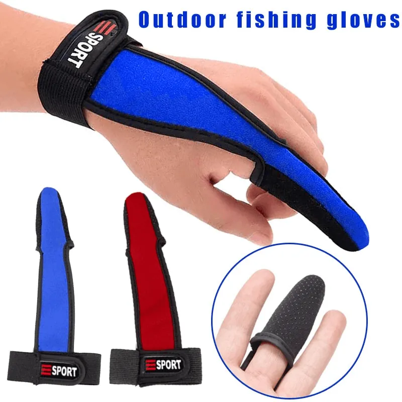 Non-Slip Protector Gloves Single Finger For Fishing / Fishing Tool - SF0896