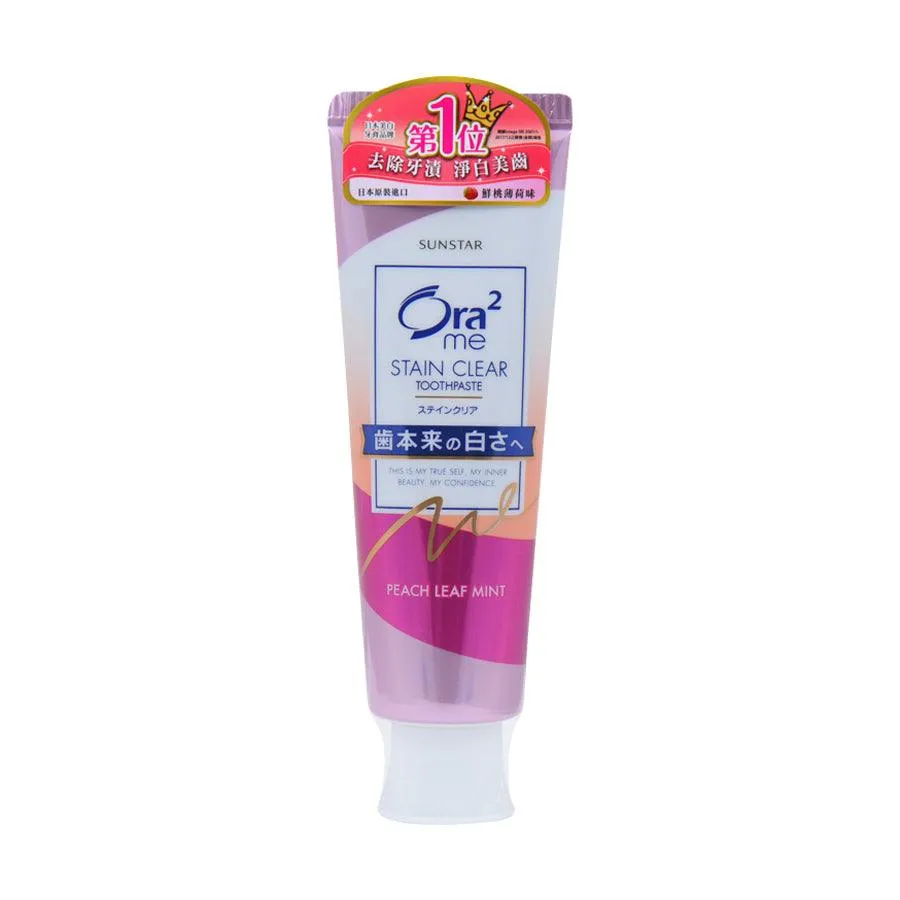 ORA2 Ora2 Me Stainclear Toothpaste Peach Mint  (140g)