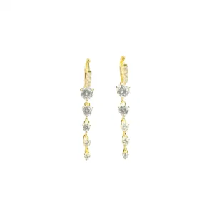 Posh Drop Earrings Vermeil