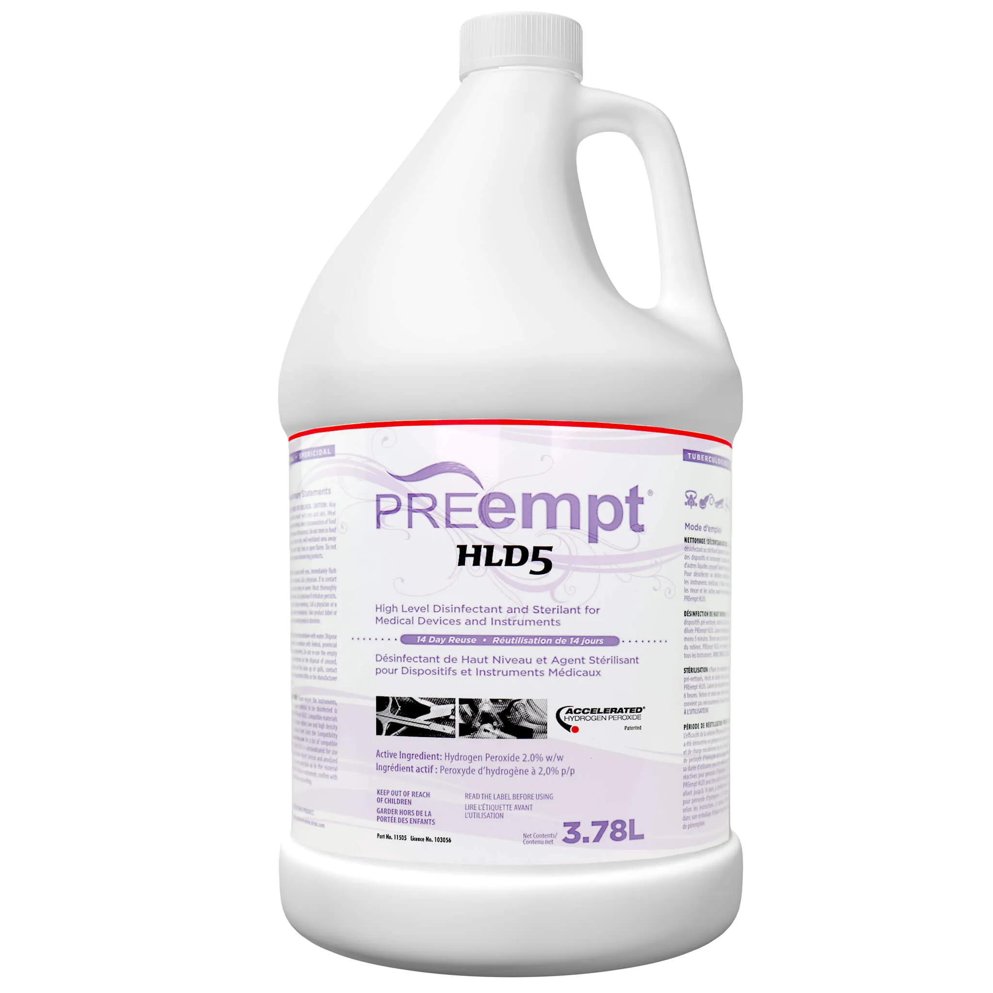 PREempt High Level Disinfectant and Sterilant - 1 Gallon