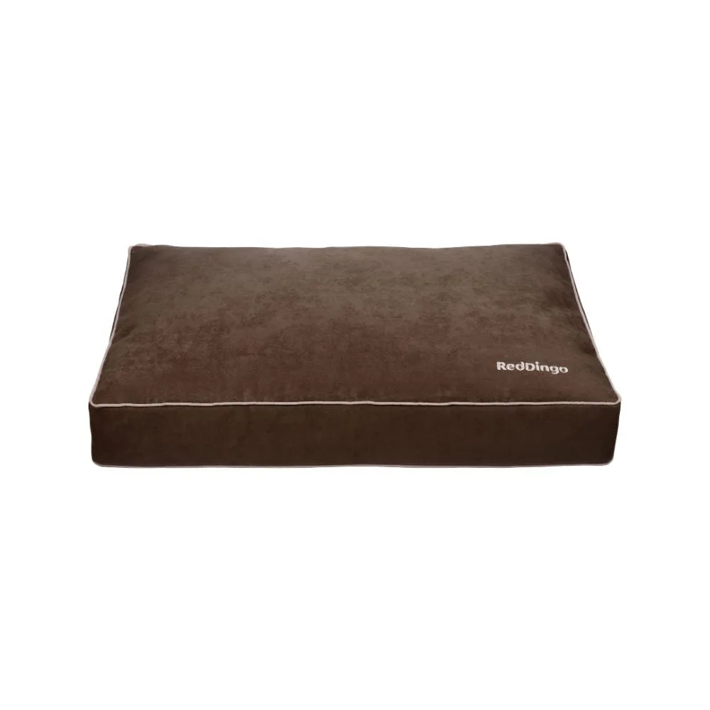 Red Dingo Dog Premium Mattress Chocolate S