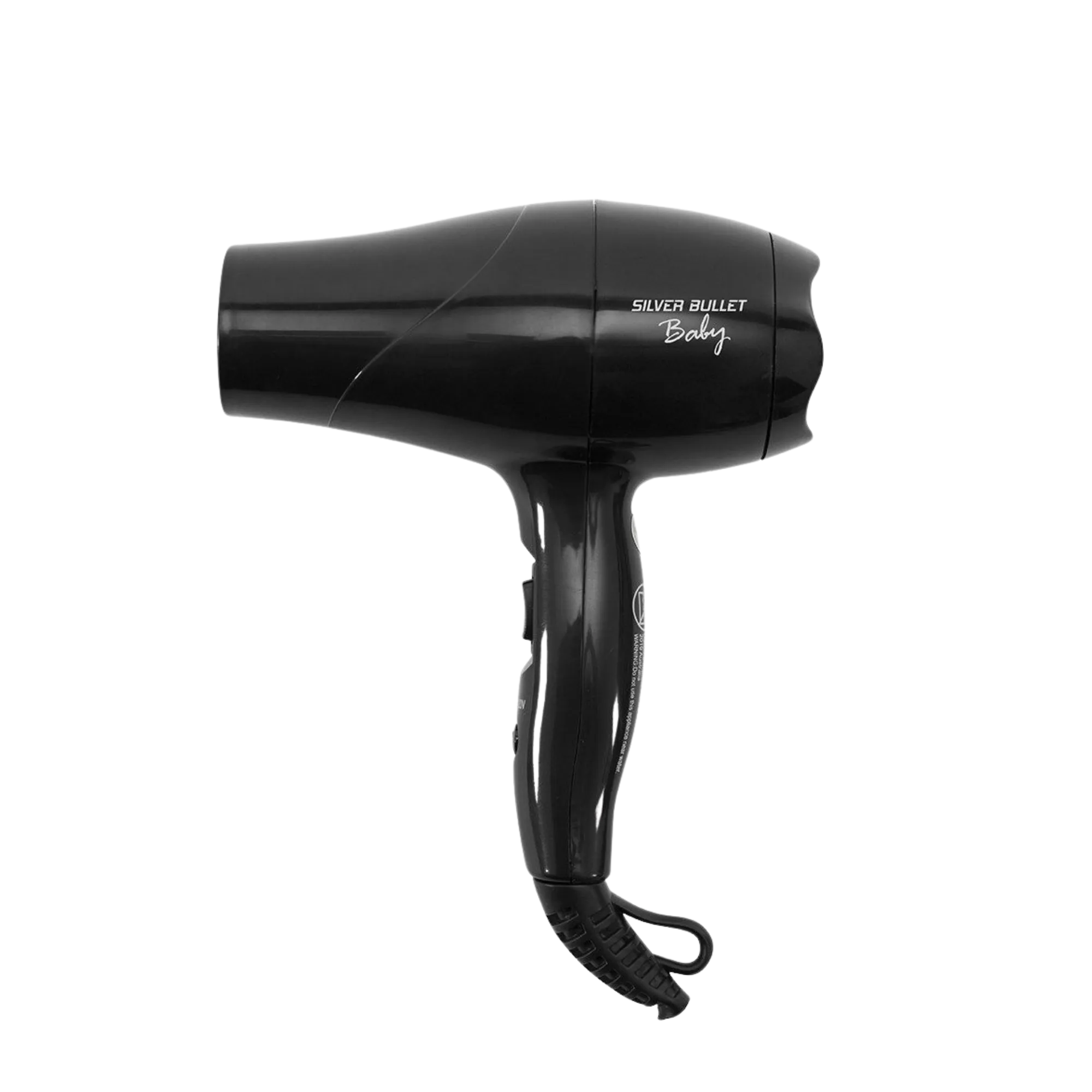 Silver Bullet Baby Travel Hair Dryer - Black