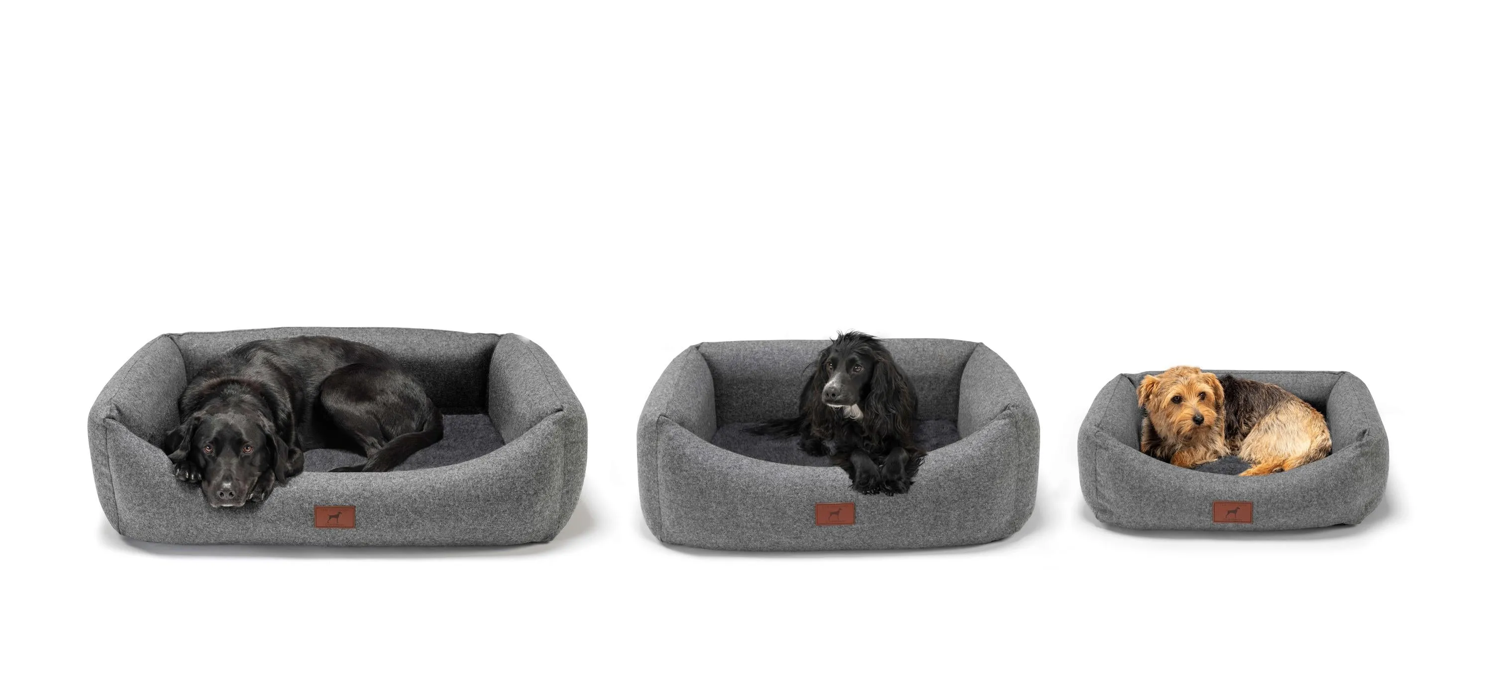 Slate Grey Classic Dog Bed