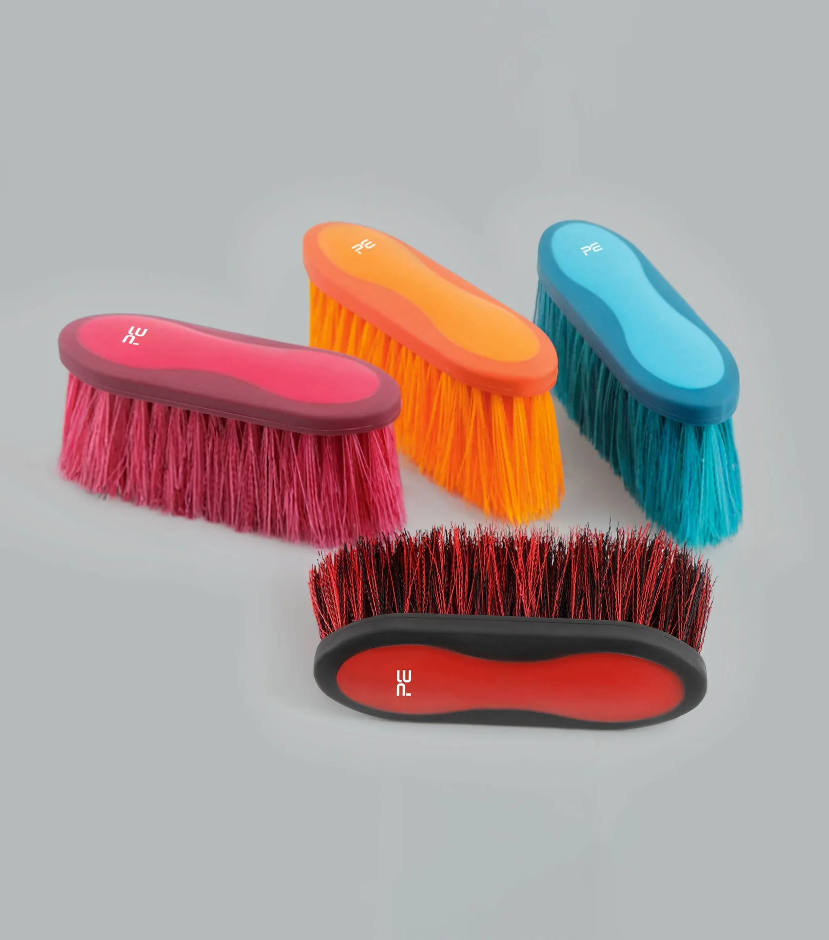 Soft-Touch Dandy Brush - Long Bristles Black & Red