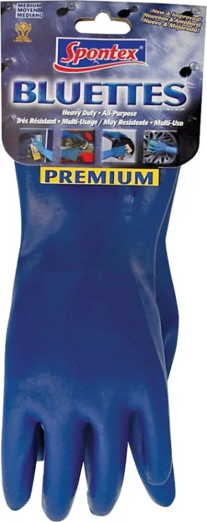 Spontex 17005 Household Protective Gloves, S, Longer Cuff, Neoprene, Blue :EA: QUANTITY: 1