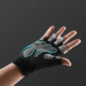 Sports Weightlifting Breathable Non-slip Silicone Half Finger Gloves