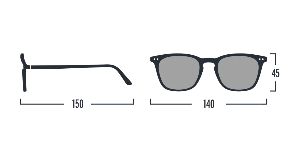 Sunglass Readers - E - Black