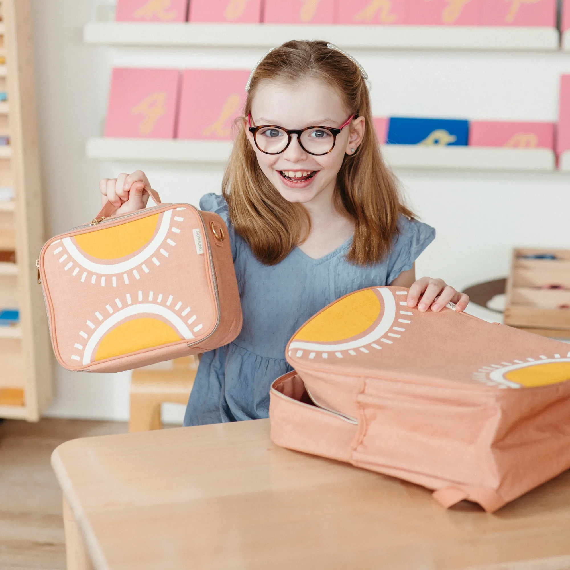 Sunrise Muted Clay Lunch Box