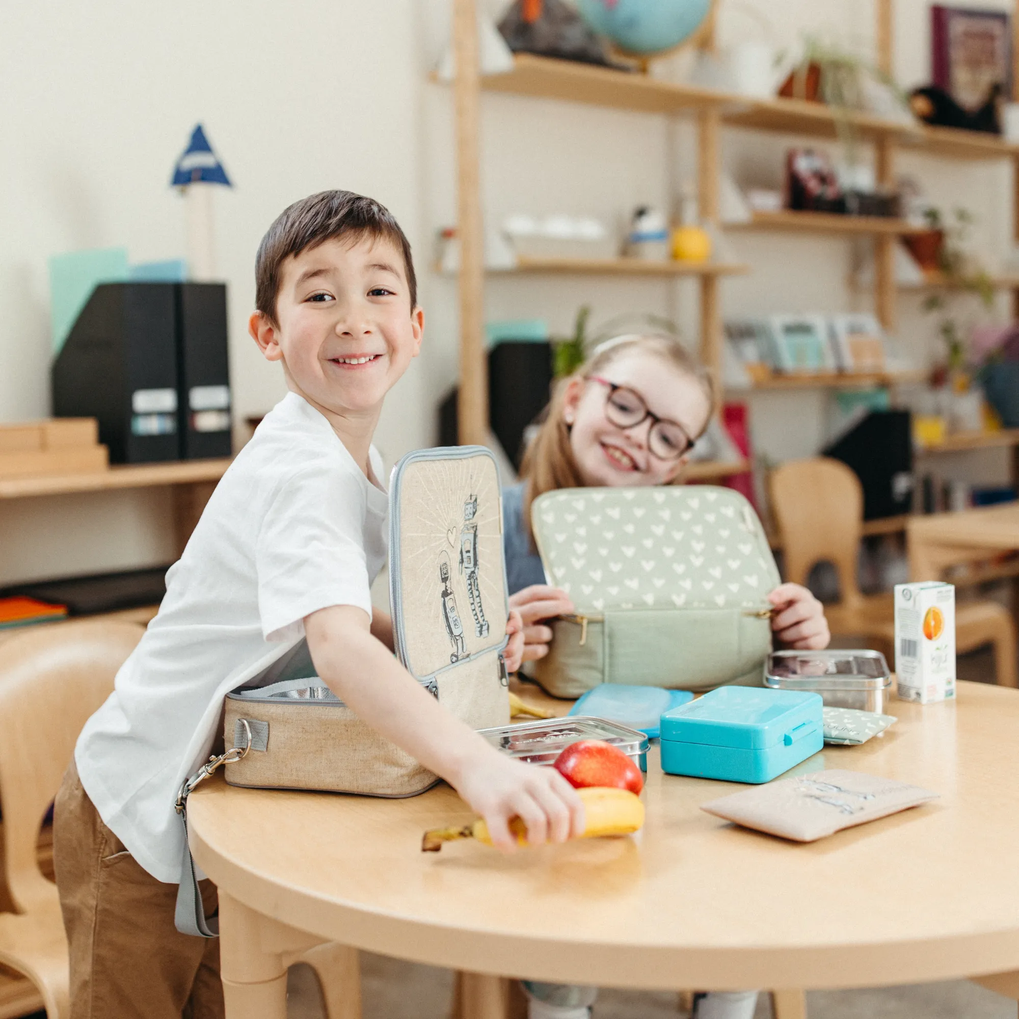 Sunrise Muted Clay Lunch Box