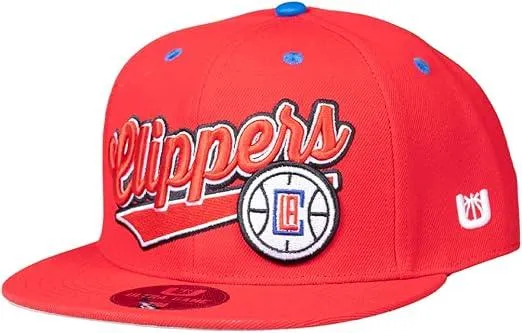 Ultra Game NBA Official Men’s Snap Back 3D Embroidered Team Logo Baseball Cap Hat - Unisex, Los Angeles Clippers, Team Color, 1SIZE|Los Angeles Clippers