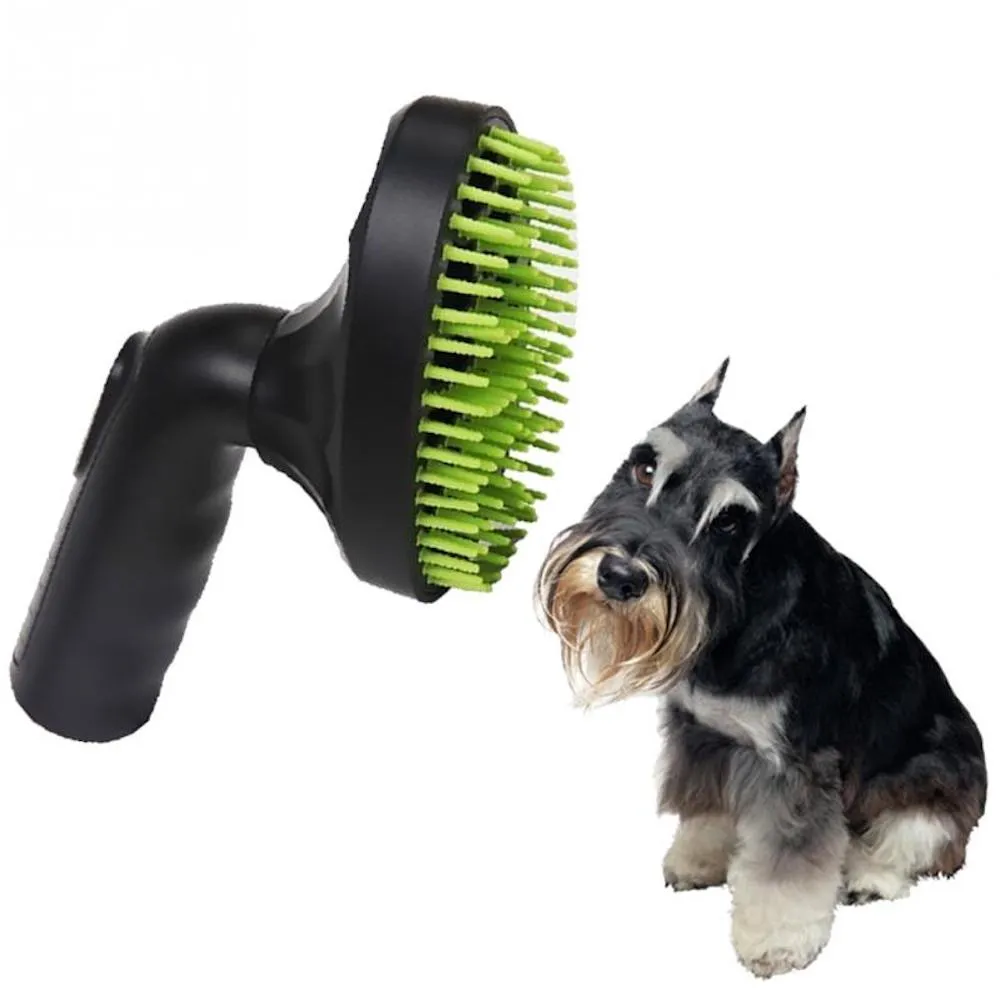 Versatile Pet Grooming Brush and Vacuum Attachment