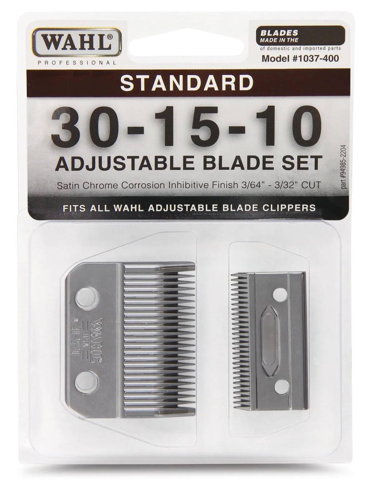 Wahl Adjustable (30-15-10) Blade Set