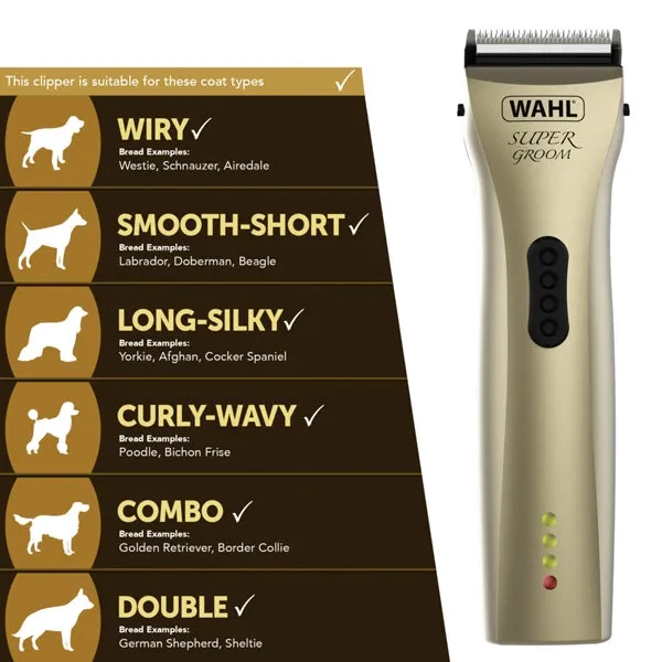 Wahl Super Groom Clippers - Cordless