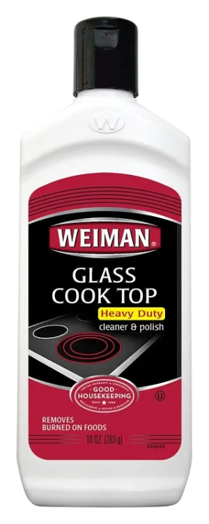 Weiman 38 Cooktop Cleaner and Polish, 10 oz, Paste, Apple, Tan :EA: QUANTITY: 1