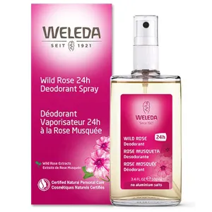 WELEDA - Wild Rose 24H Deodorant - 3.4 fl. oz. (100 ml)