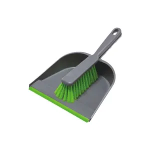 York Dustpan Set Rubber Lip Asst Design