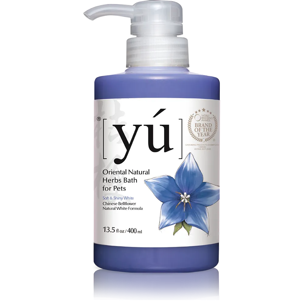 Yu Chinese Bellflower Natural White Bath 400ml - Soft & Shiny White